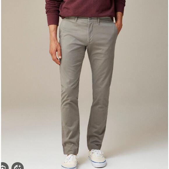 J.Crew 484 Slim-fit stretch Chino Pant in Mushroom size 32/32 - Picture 1 of 6